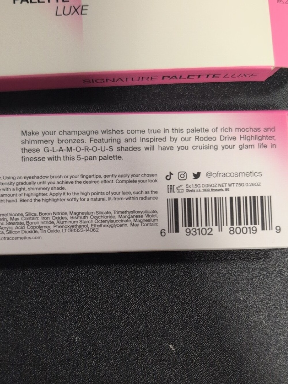 OFRA Signature Palette Luxe Eyeshadow - Pink & White Packaging - Picture 4 of 4